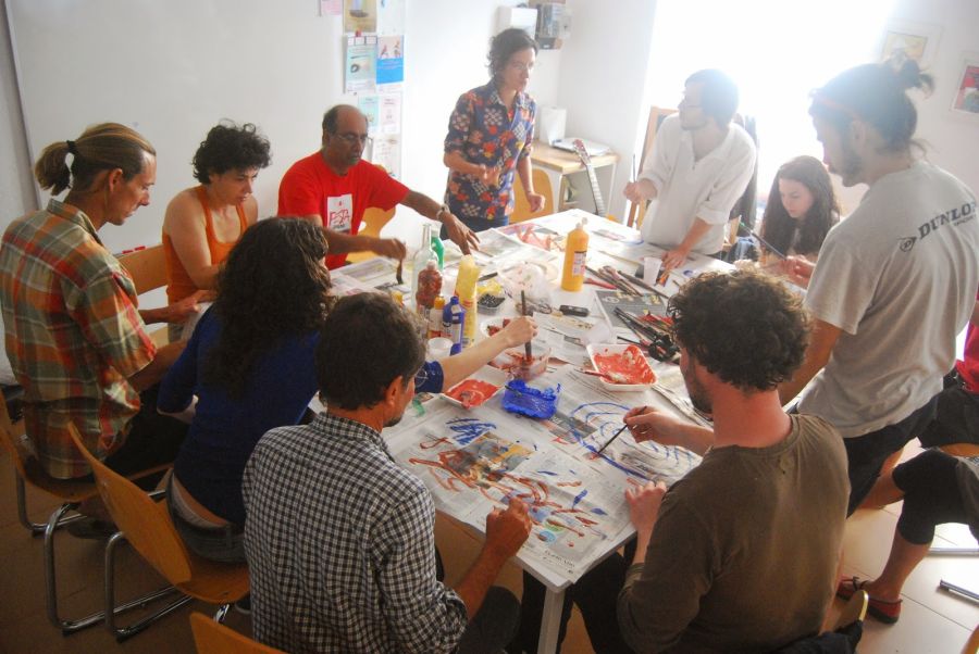 Workshop de Pintura dos Sentimentos , 'Painting Feelings’ workshop