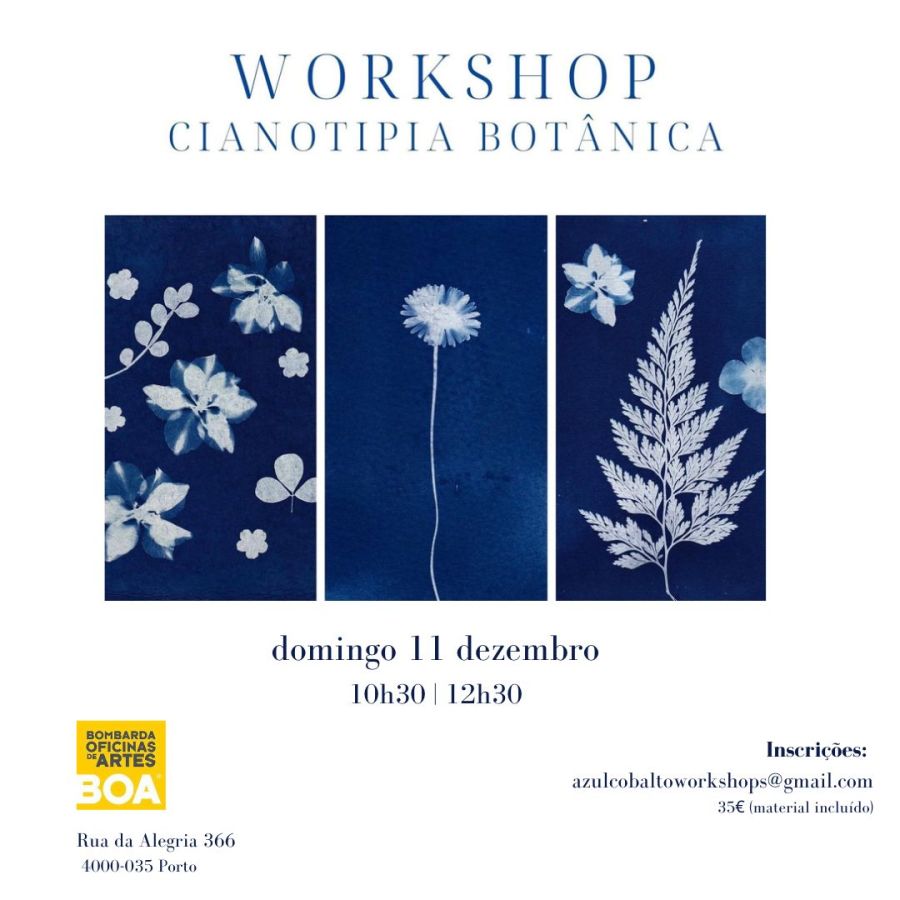 Workshop de Cianotipia Botânica