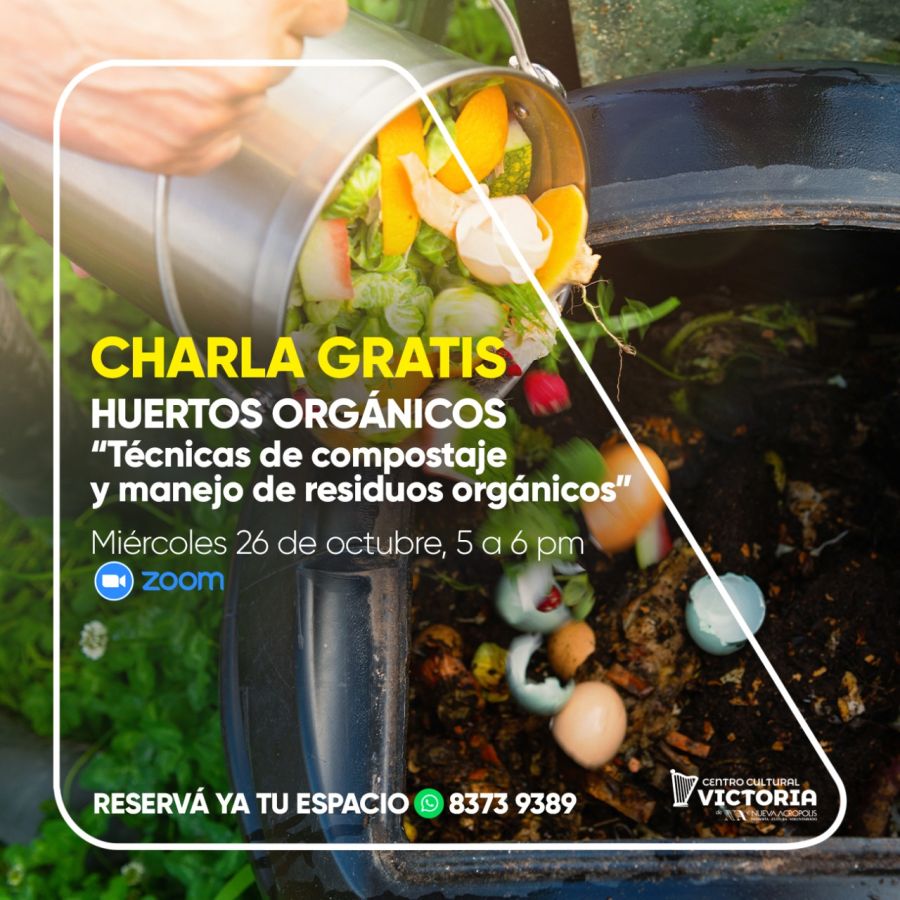 Charla Virtual Gratuita de Huertos Orgánicos