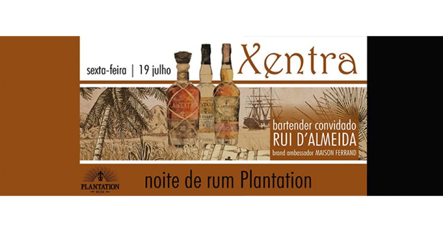 Noite do rum Plantation no Xentra Bar