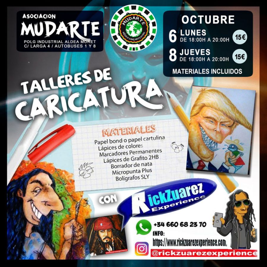 Taller de CARICATURA | Mudarte