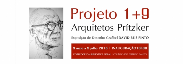 Exposição Desenho Grafite. Projeto 1+9 Arquitetos Prítzker. David Reis Pinto