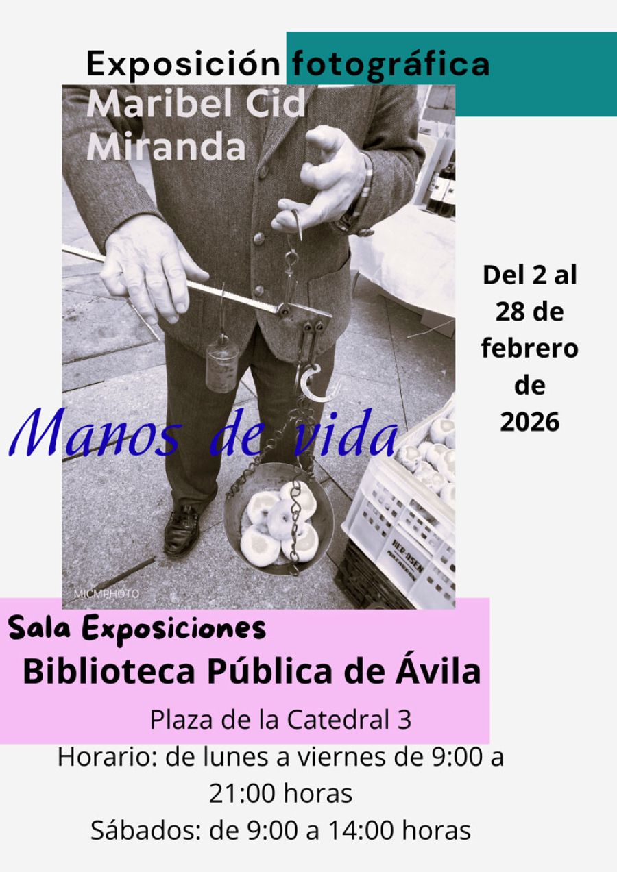 Exposición fotográfica 'Manos de vida'