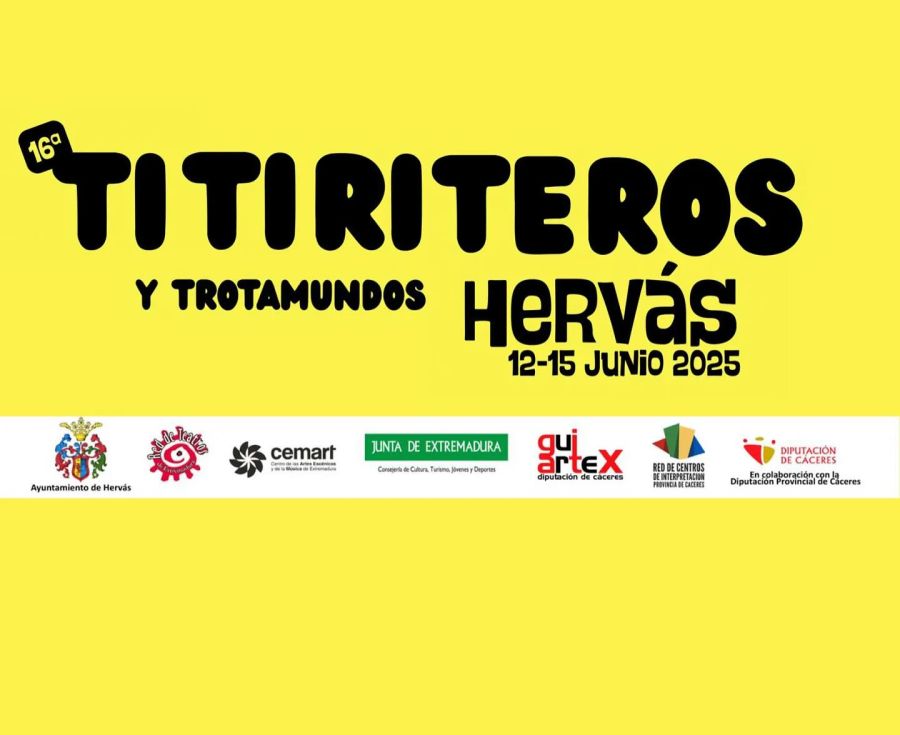 XVI EDICIÓN DEL FESTIVAL DE TÍTERES Y TROTAMUNDOS 2025