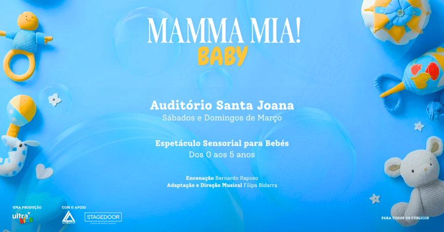 Mamma Mia! Baby - Espetáculo Sensorial para Bebés