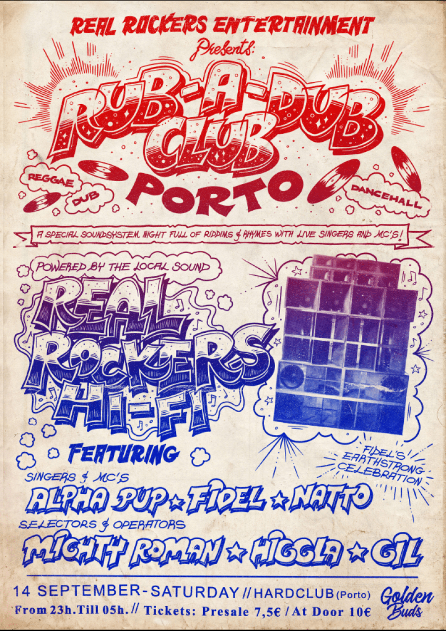 Rub-A-Dub Club Porto // Powered by Real Rockers Hi-Fi