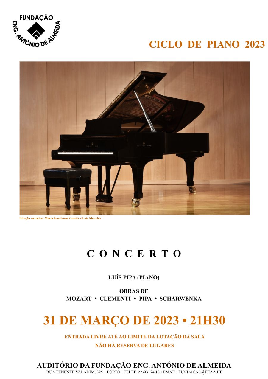 Concerto de Piano por Luís Pipa