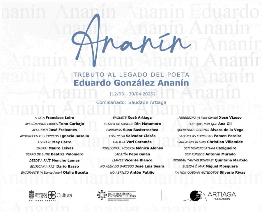 “Tributo ao legado do poeta Eduardo González Ananín”
