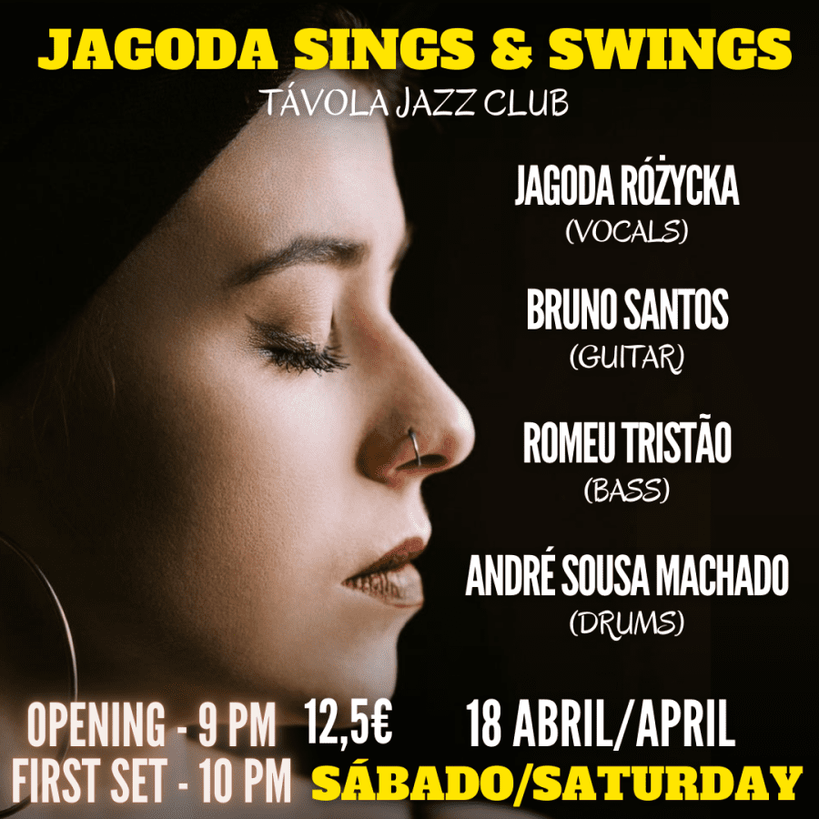 Jagoda Sings & Swings - Live Jazz no Távola Jazz Club