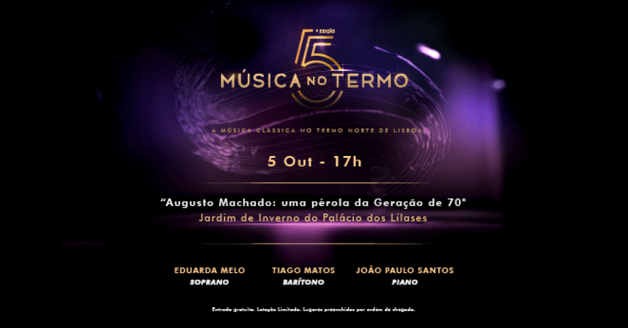 5º Música no Termo | 'Augusto Machado: uma pérola da Geração de 70'