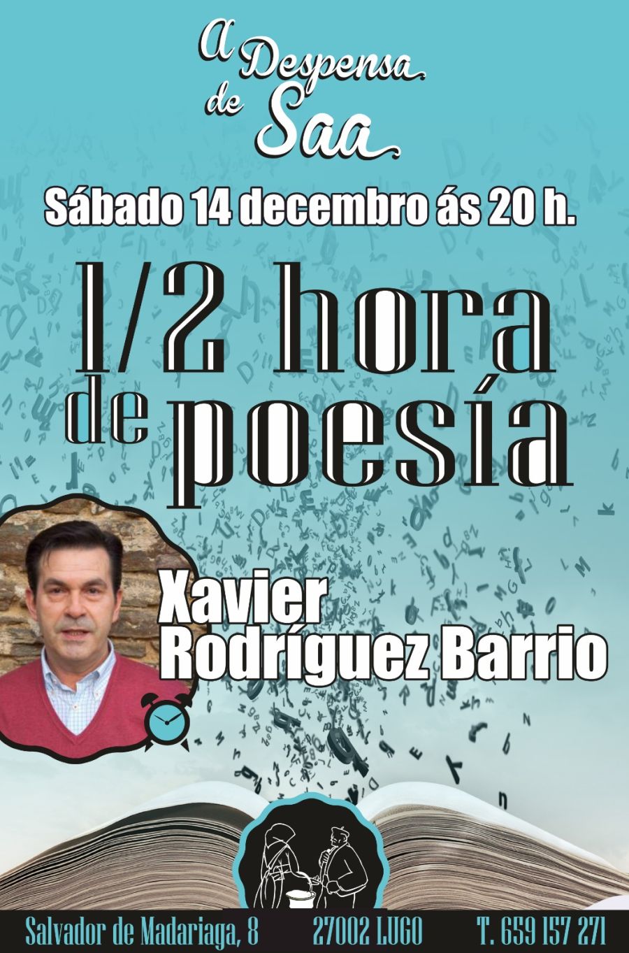 1/2 hora de poesía de Xavier Rodríguez Barrio | Recital poético 