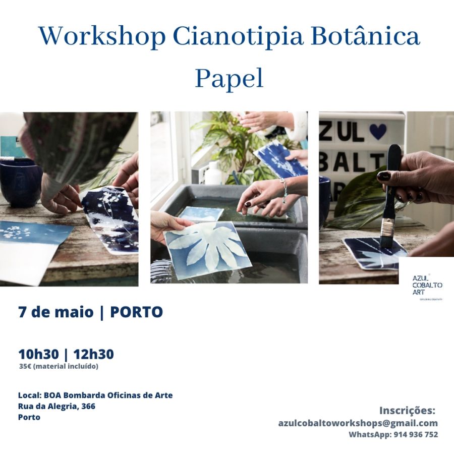 Workshop Cianotipia Botânica - Especial Dia da MÃE