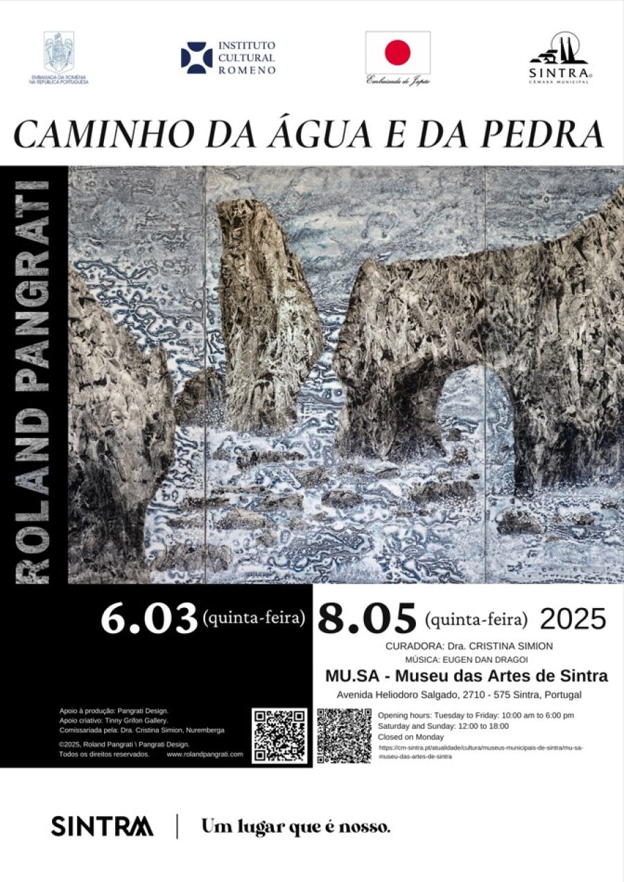 A exposição 'Caminho da água e da pedra' do artista romeno Roland Pangrati em digressão no MU.SA - Museu de Arte de Sintra