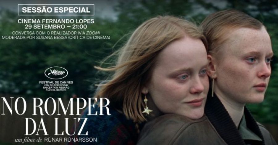 Sessão especial NO ROMPER DA LUZ de Rúnar Rúnarsson, no Cinema Fernando Lopes