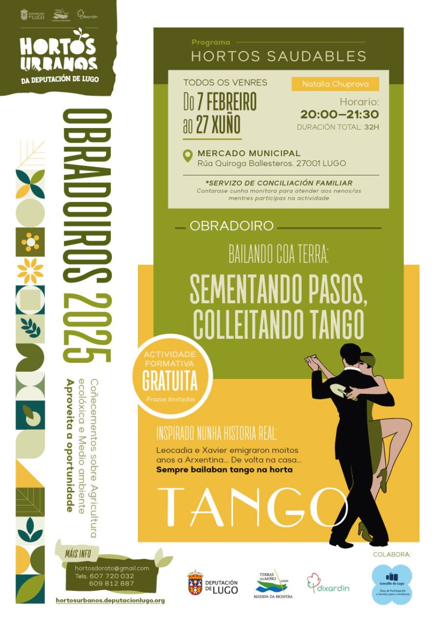 OBRADOIRO DE TANGO | 'Bailando coa Terra: Sementando Pasos'