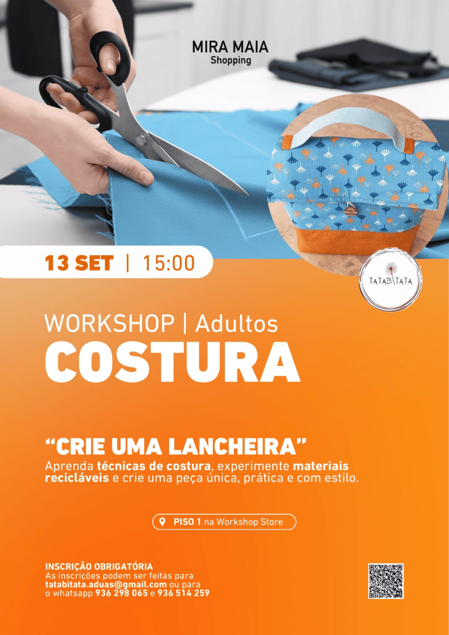 Mira Maia Shopping dinamiza workshop 'Crie uma Lancheira'