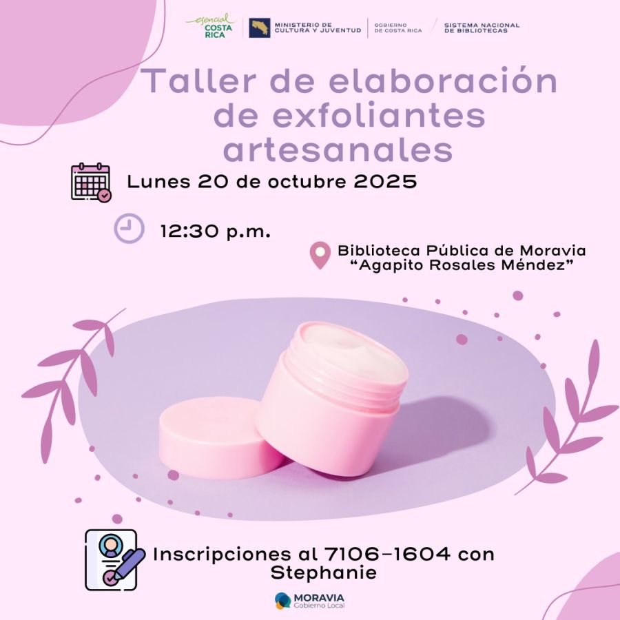'Taller de elaboración de exfoliantes 