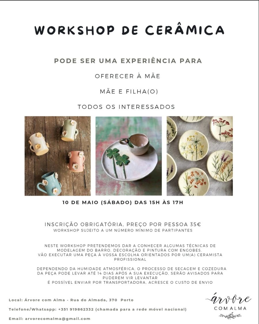 WORKSHOP DE CERAMICA 