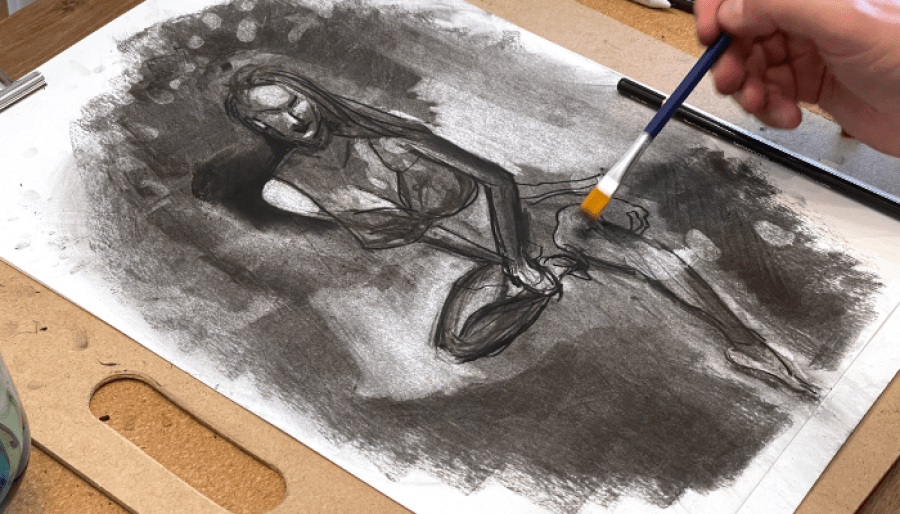 Charcoal Drawing workshop for beginners