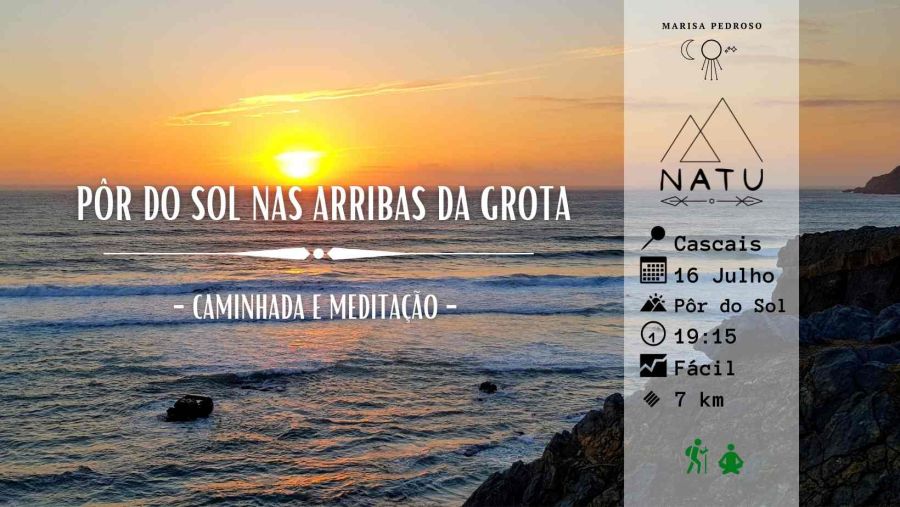 Caminhada e Meditação ao Pôr-do-Sol nas Arribas da Grota