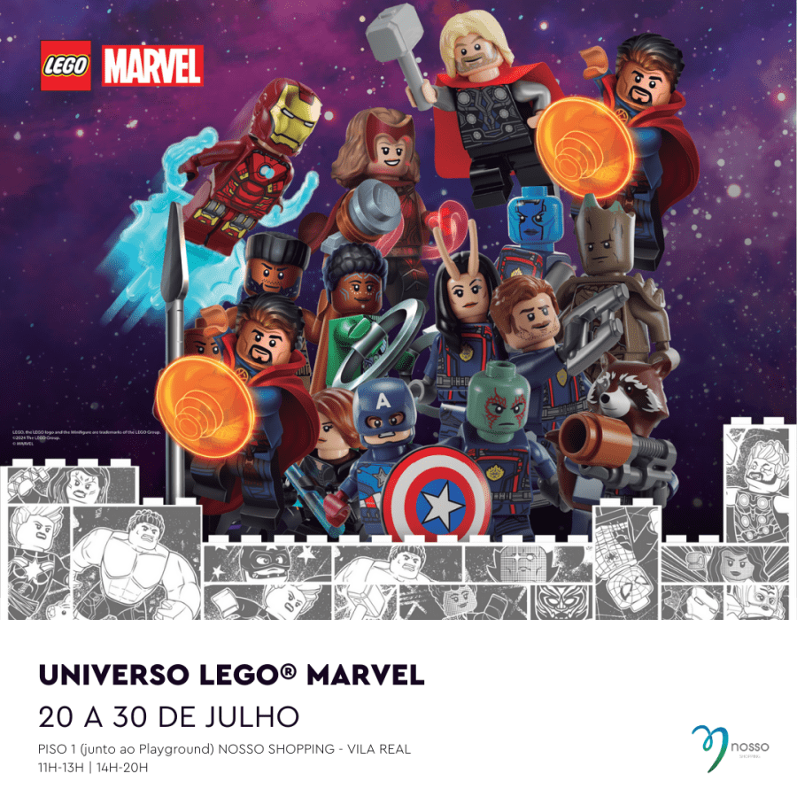 Nosso Shopping recebe primeiro evento  do Universo LEGO® Harry PotterTM  em Portugal   