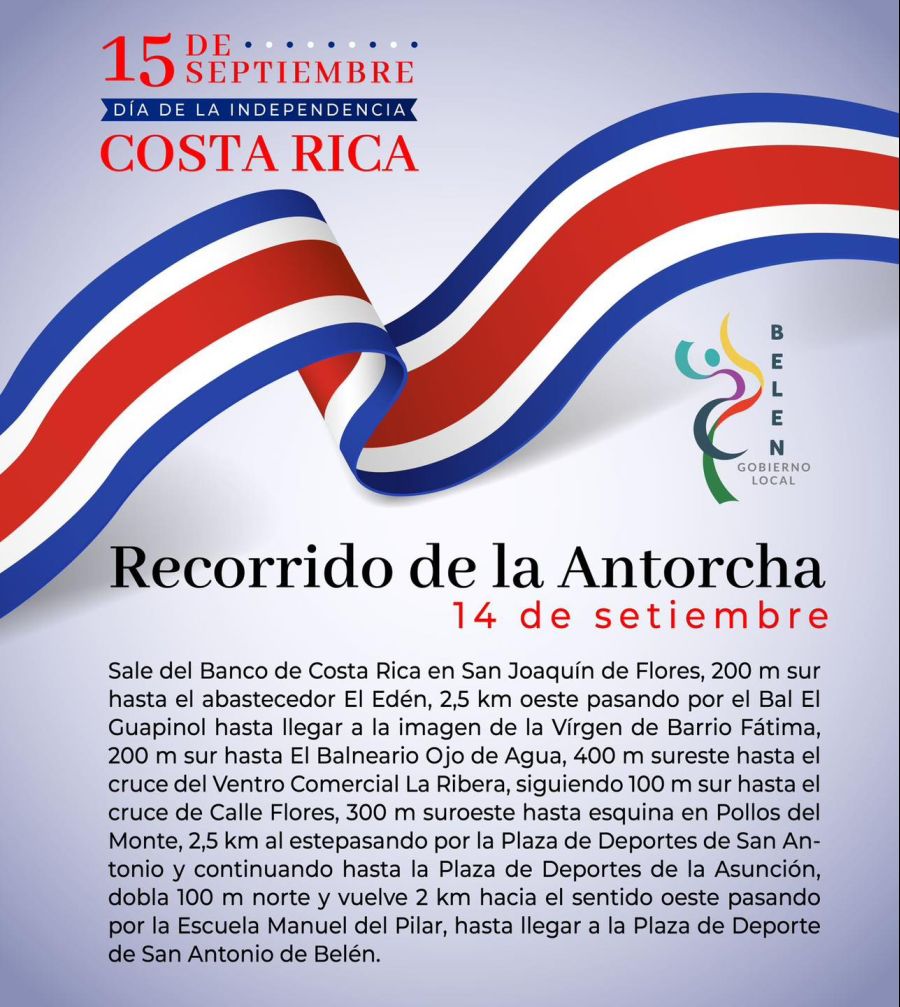 Recorrido de la Antorcha Belén