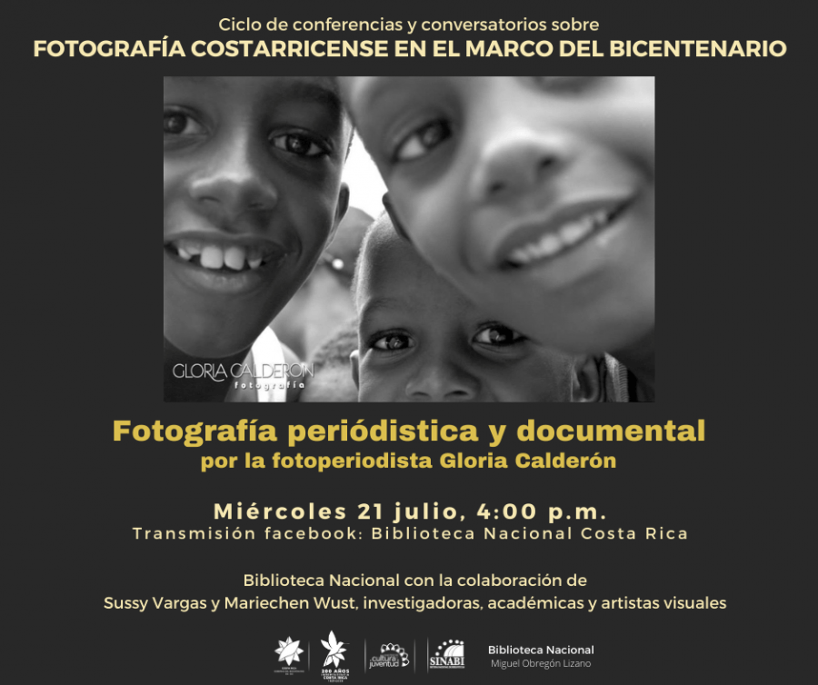 Conferencia. Fotografía periodística y documental. del ciclo Fotografía Costarricense en el marco del Bicentenario