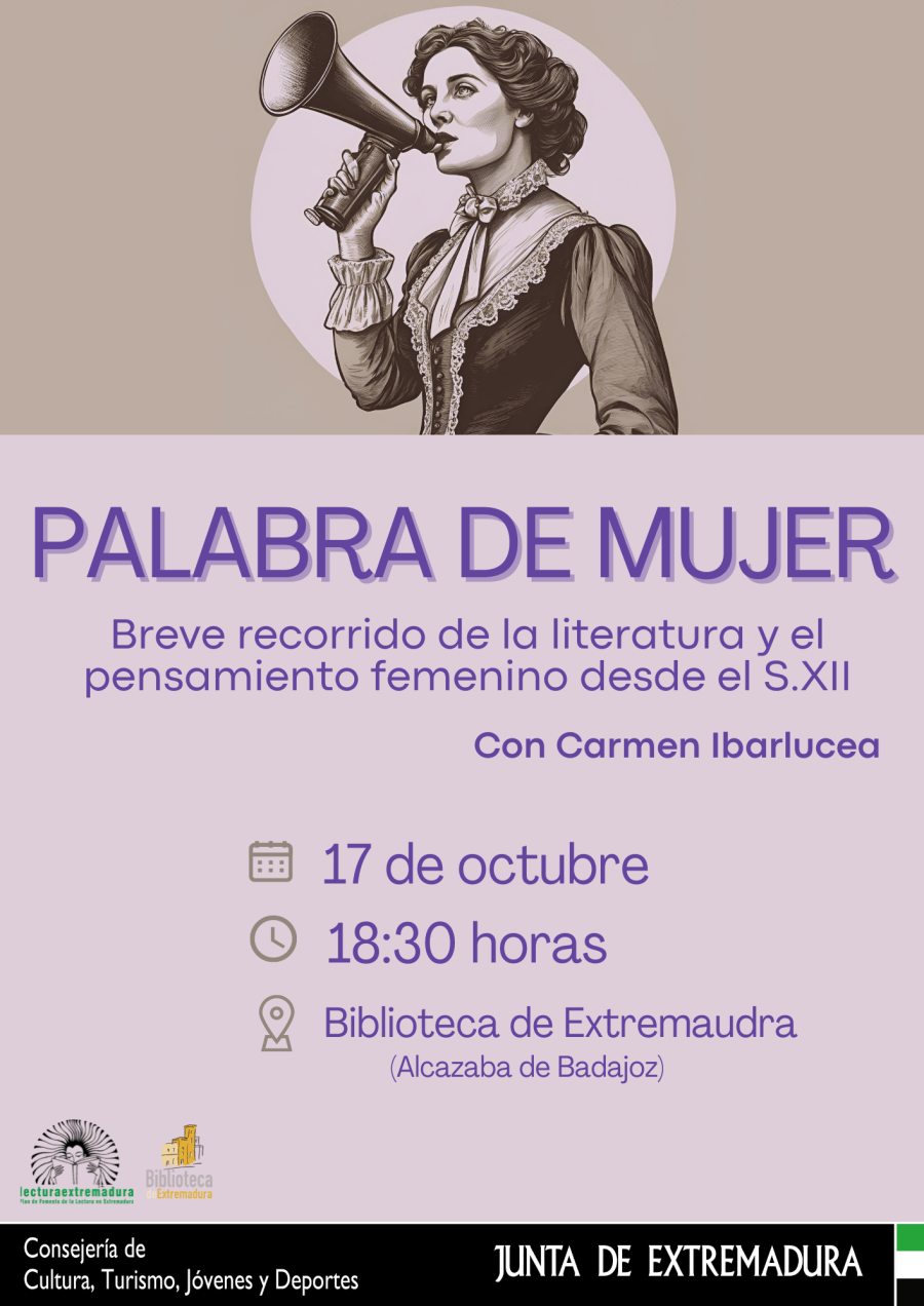 Conferencia 'Palabra de mujer' por Carmen Ibarlucea
