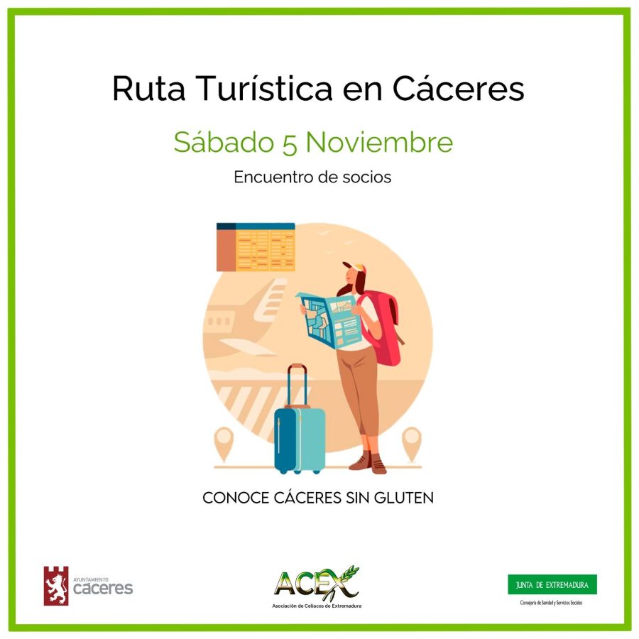 CONOCE CÁCERES SIN GLUTEN | Ruta Turística