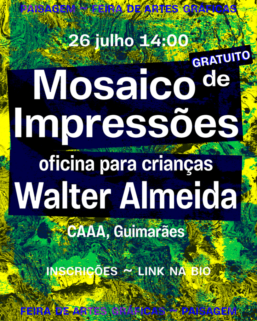 Oficina gráfica para Crianças com Walter Almeida