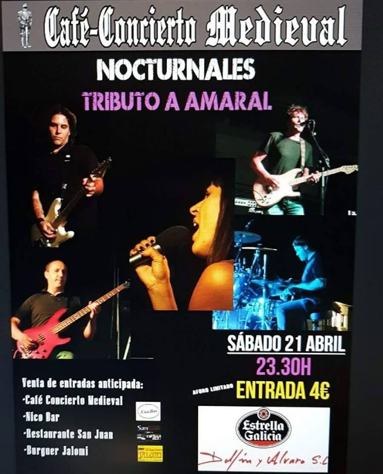 NOCTURNALES (TRIBUTO A AMARAL)