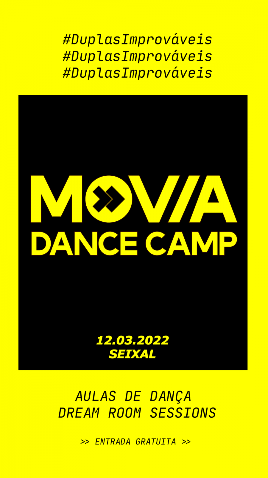 MOVIA DANCE CAMP #DuplasImprováveis