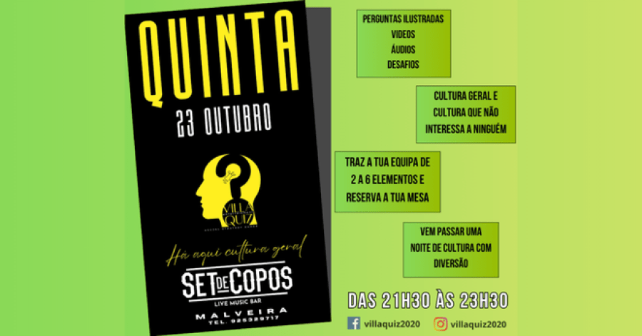 Noite de Quiz na Malveira