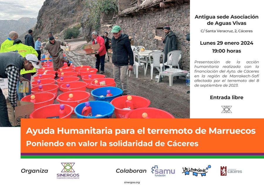 Presentación del proyecto 'Ayuda humanitaria para el territorio en Marruecos'