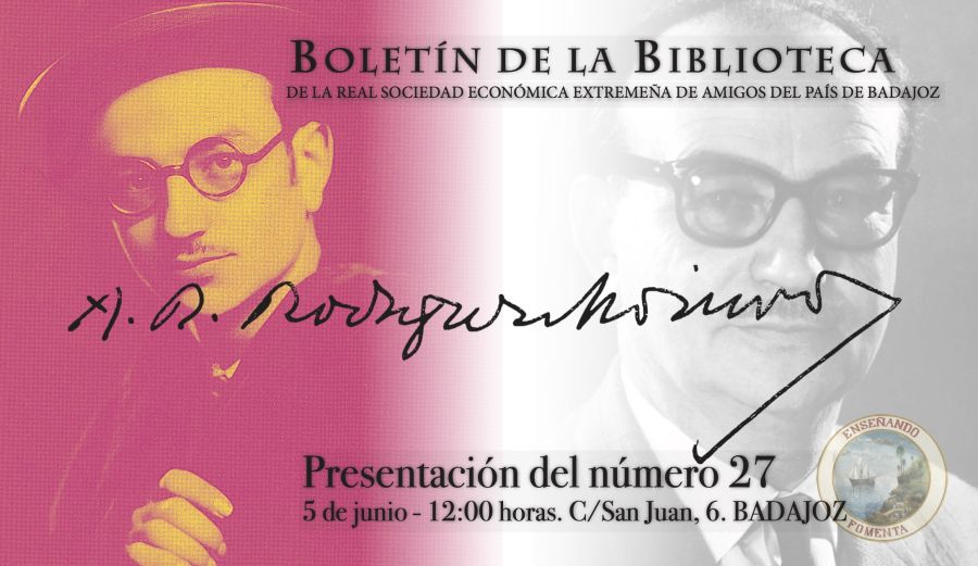 Presentación del Boletín n.º 27 de la Biblioteca de la RSEEAP, Antonio Rodríguez-Moñino