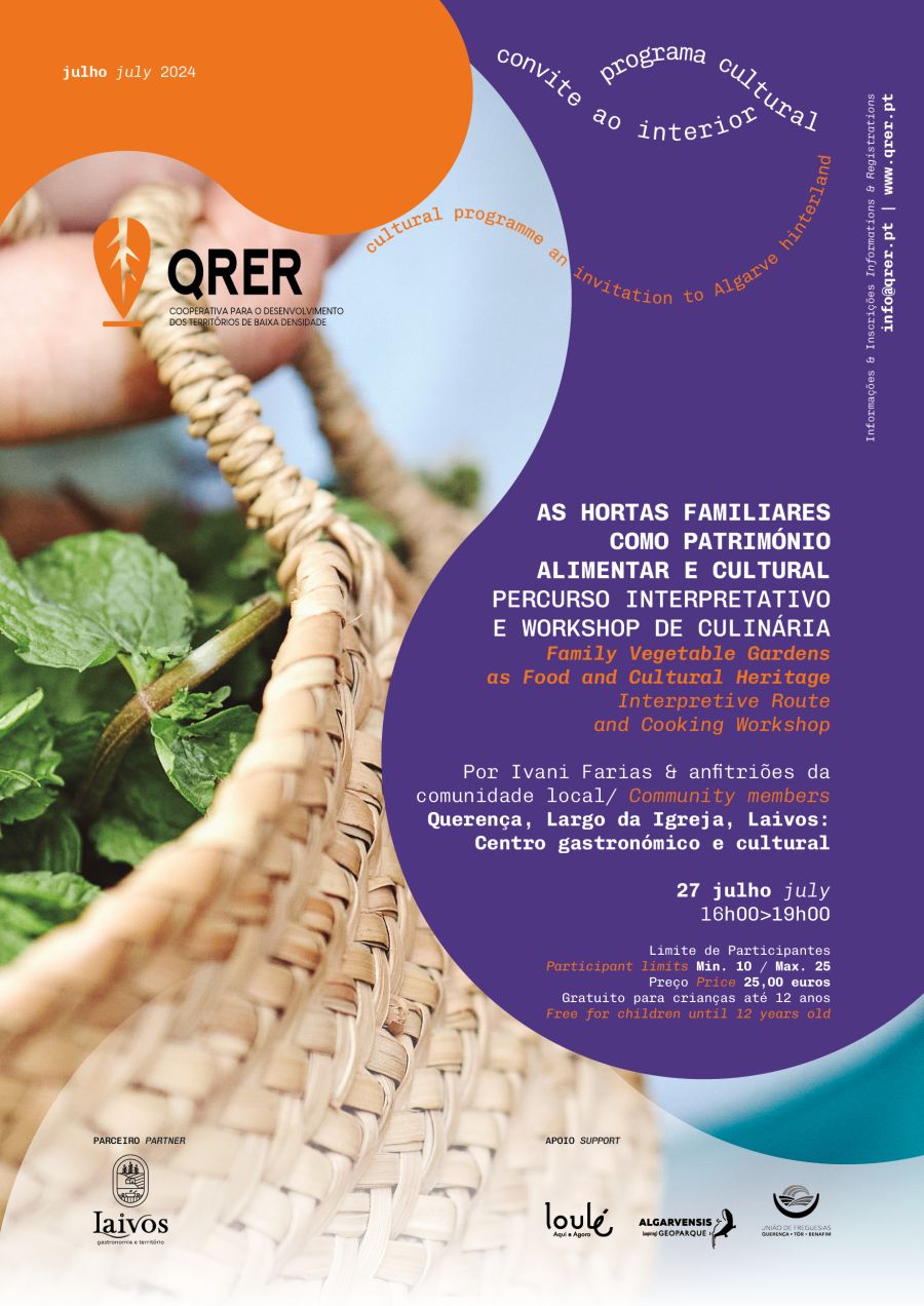 Percurso Interpretativo e Workshop de Culinária - 'As Hortas Familiares como Património Alimentar e Cultural'