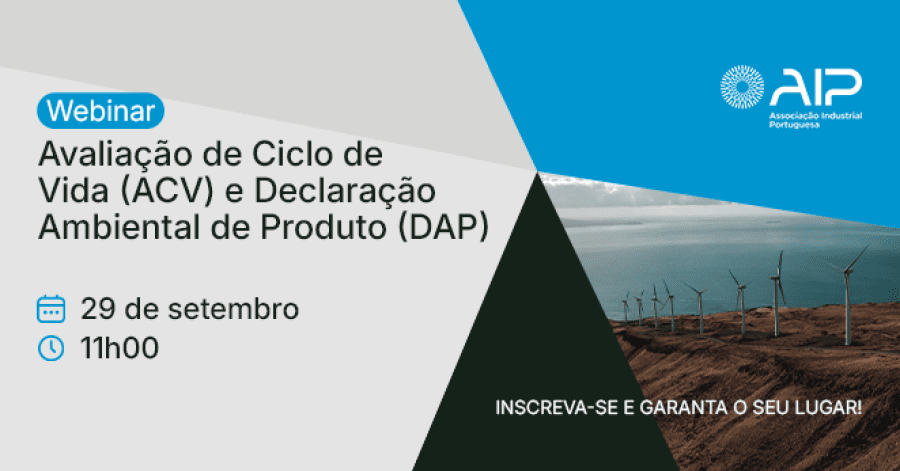 Webinar 'Avaliação de Ciclo de Vida (ACV) e a Declaração Ambiental de Produto (DAP)' 