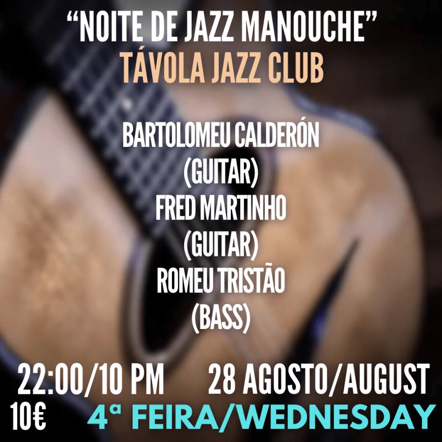 Live Jazz no Távola Jazz Club - 'Noite de Jazz Manouche'