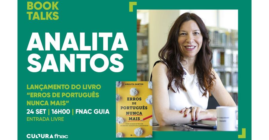 Lançamento do livro 'Erros de Português nunca mais' de Analita Santos