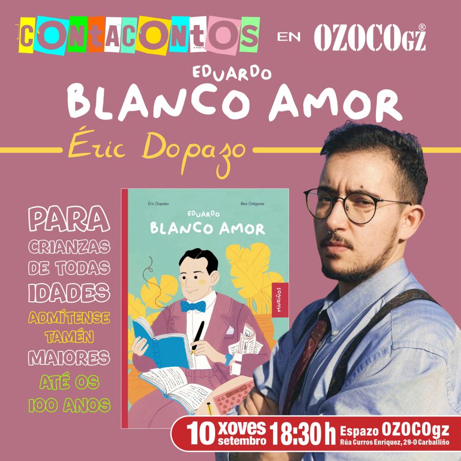 Contacontos / presentación «Eduardo Blanco Amor», con Éric Dopazo