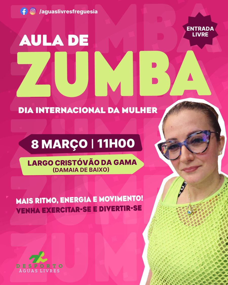 Aula de Zumba - Dia da Mulher