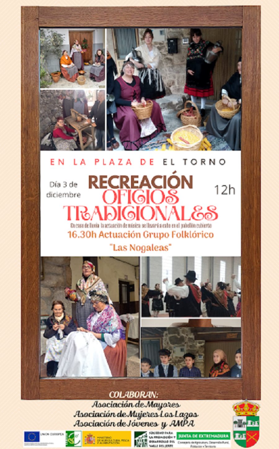 Recreación de oficios tradicionales. 3 de diciembre. |  El Torno (Valle del Jerte)