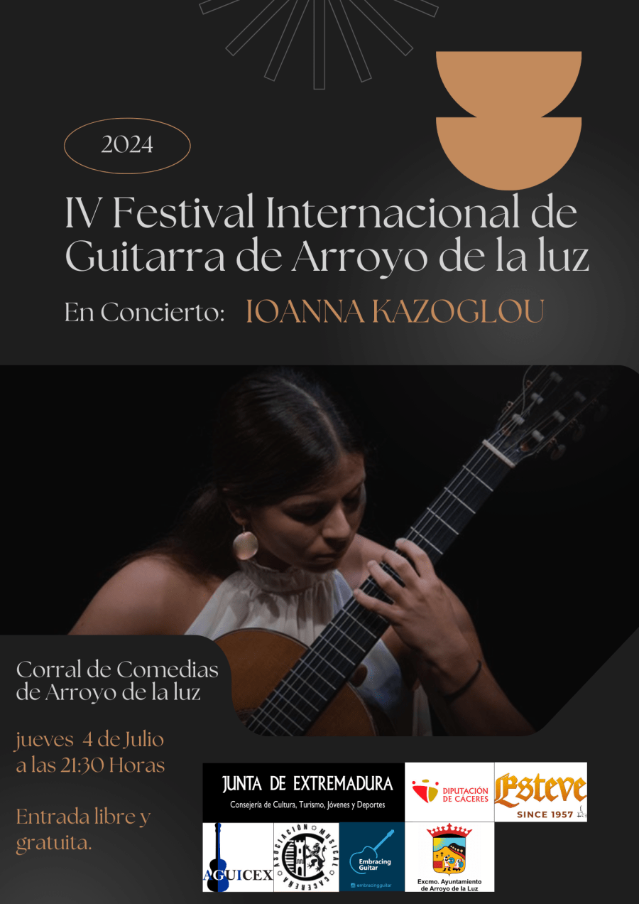 Concierto de guitarra clásica Ioanna Kazoglou