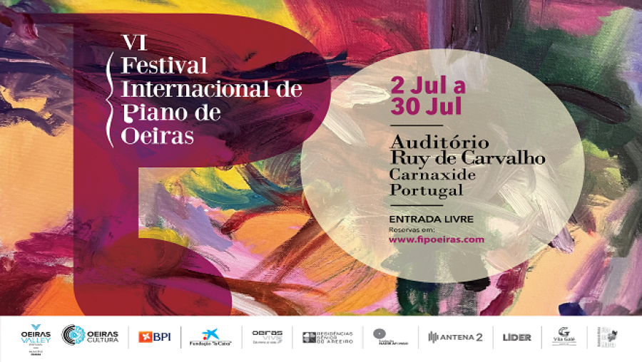 Festival Internacional de Piano regressa a Oeiras em julho
