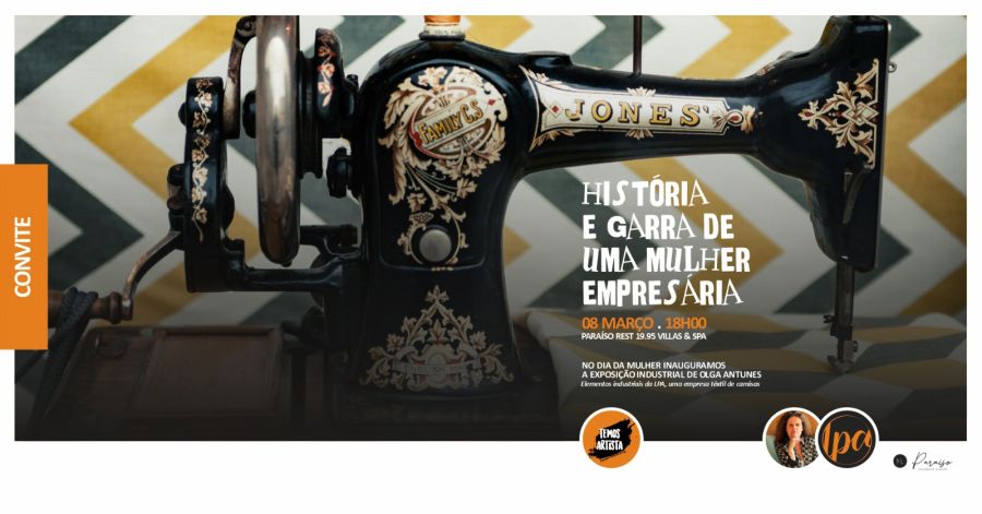 Exposição 'História de uma empresária no setor Textil'