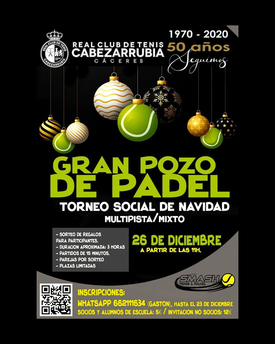Pádel | TORNEO SOCIAL DE NAVIDAD