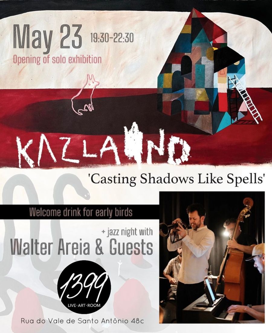 Opening Exhibition of Kazland | England, and music by Walter Areia and his quartet.