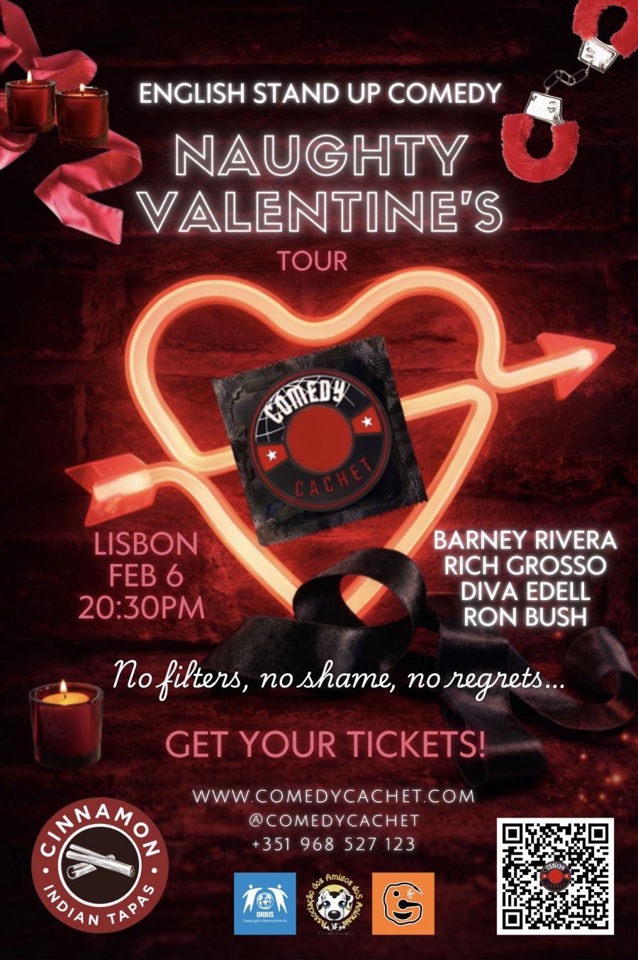 Stand Up Comedy - NAUGHTY VALENTINE'S - Live in Lisbon