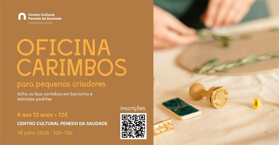 Oficina de carimbos para pequenos artistas