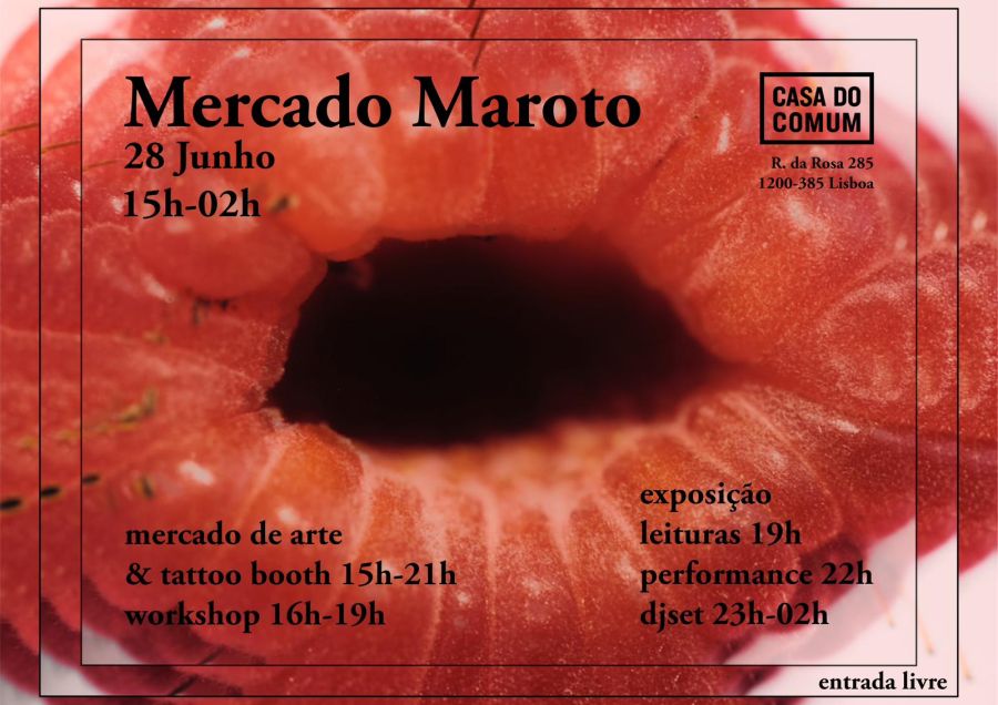 Mercado erótico na Casa do Comum